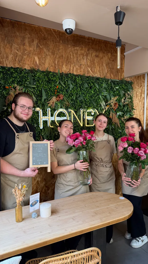 L'équipe du restaurant Honey Coffee and Food à Nancy